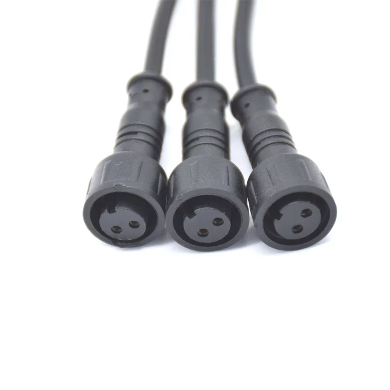 Y Type Waterproof Plug IP67 Connector 1 to 3 Cable Splitter Connector