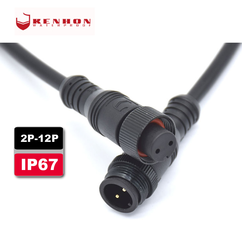2 3 4 5 Pin M12 Car Electrical Wire Connector IP67 Auto Connector Waterproof Plug Featured Image
