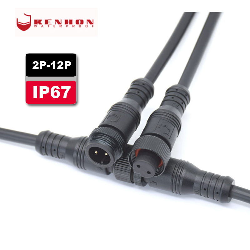 Wholesale Price 2 3 4 5 6 Pin M12 Cable Assembly IP67 Ip68 Electrical Plug Socket High Voltage Waterproof Connector Featured Image