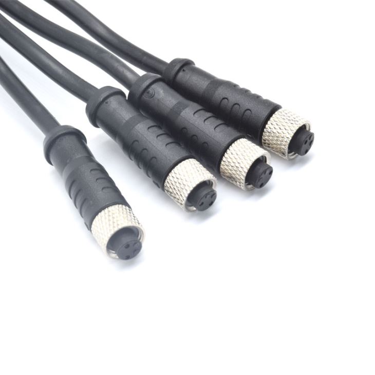 1 Input 4 Outputs Waterproof Electrical Connector