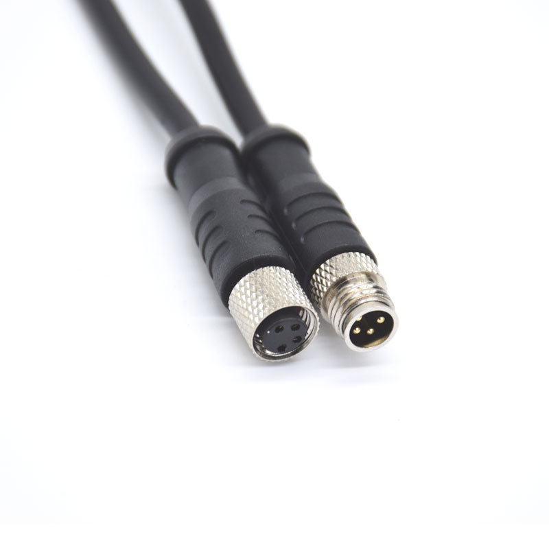 Waterproof Connector 12v - Automotive M8 Male Female Waterproof Power Cable 2 Pin Metal Connector – Kenhon