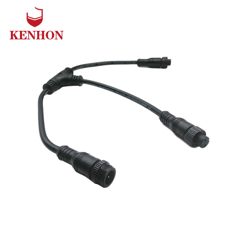 3pin M16 T outdoor LED power signal cable waterproof male and female connector Featured Image