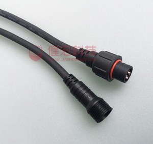 Kenhon M18 nylon 4 pin male and female pair of waterproof plug wire connector for outdoor linght