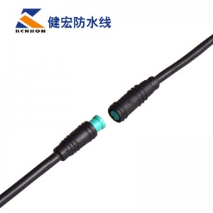 led light power cable 3 pin male female outdoor waterproof circular connectors