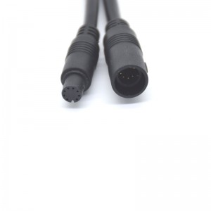 LED light power cable waterproof male female ip67 2 3 4 5 6pin molded connector