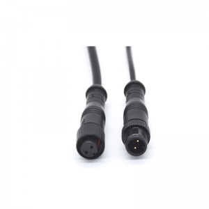 M12 M8 Electrical Wire Connector IP67 Male Waterproof 2 3 4 Pin LED Power Cable