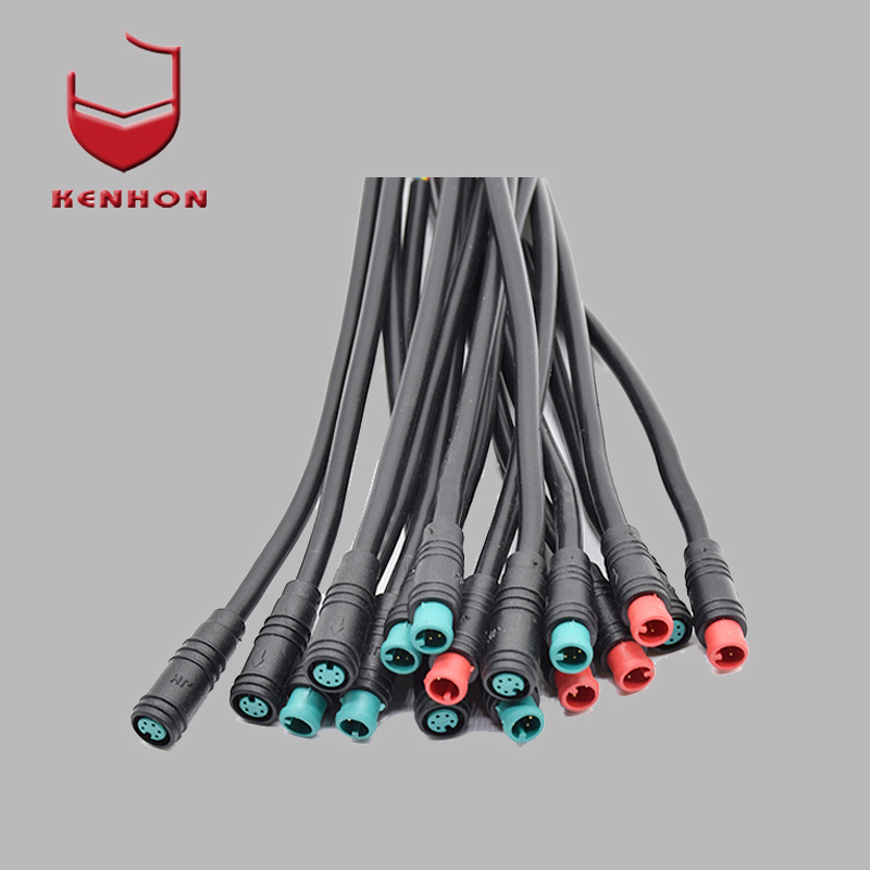 Factory wholesale Kenhon IP66 ip67 IP68 2 3 4 5 6 pin m6 waterproof connector  for bicycle Featured Image