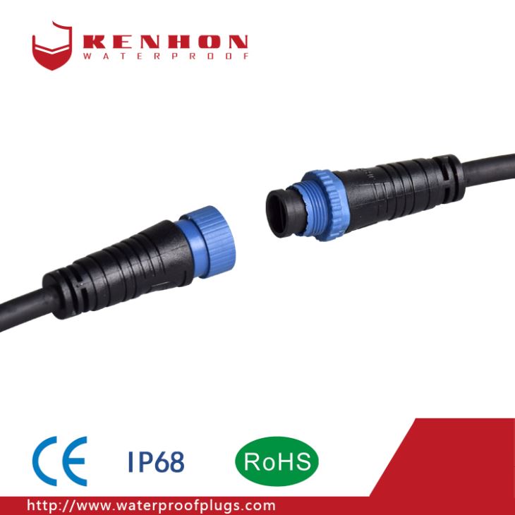 F Type IP68 Waterproof Cables Connectors