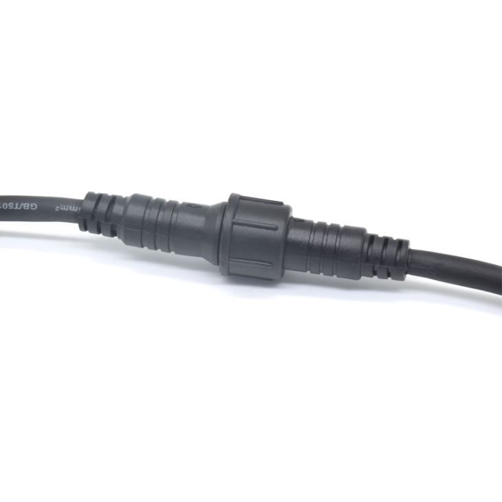 Short Lead Time for Sma Waterproof Connector - M18 Black Plastic Waterproof Plug Connector – Kenhon