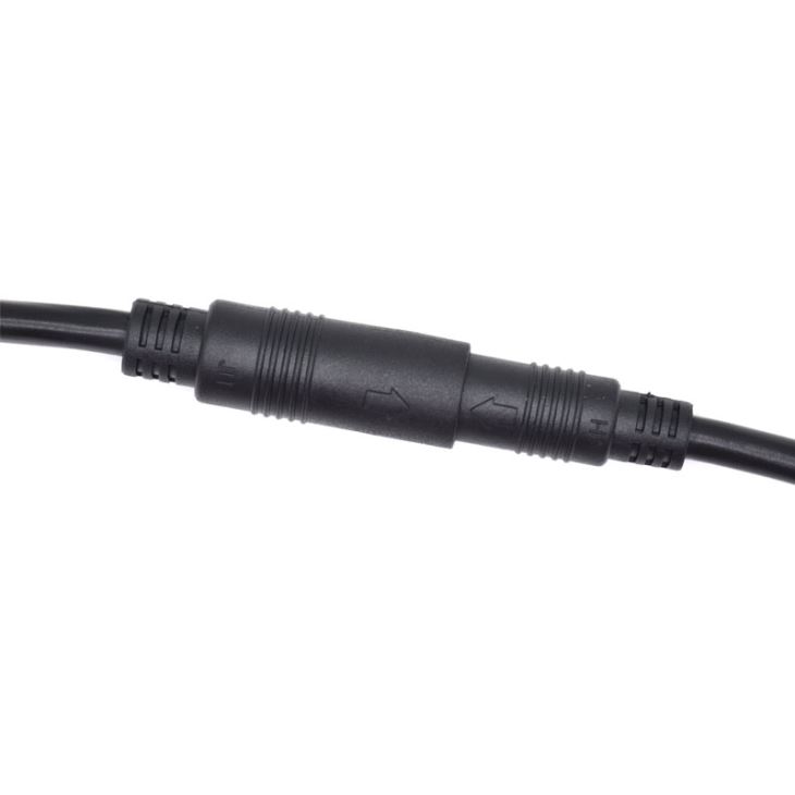 M10 Black PVC Waterproof Connector